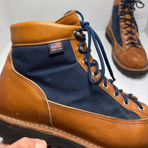 Danner Light Cascade Boots Men’s 10.5 EE USA made Leather & Canvas Hiking Boots - Picture 14 of 15